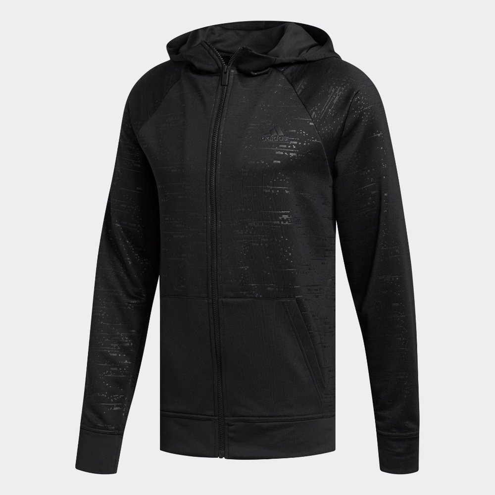 Adidas Electric Hoodie, Black, Size Large